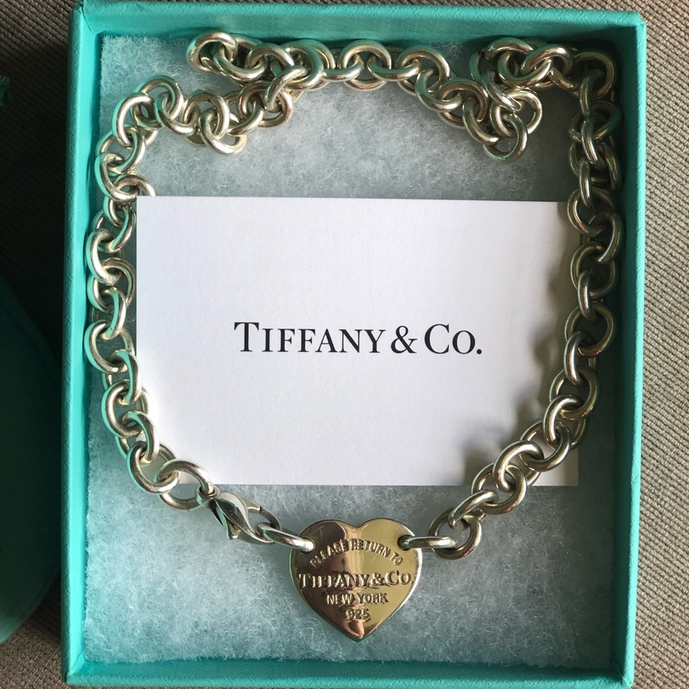 Authentic Return to Tiffany & Co. heart necklace